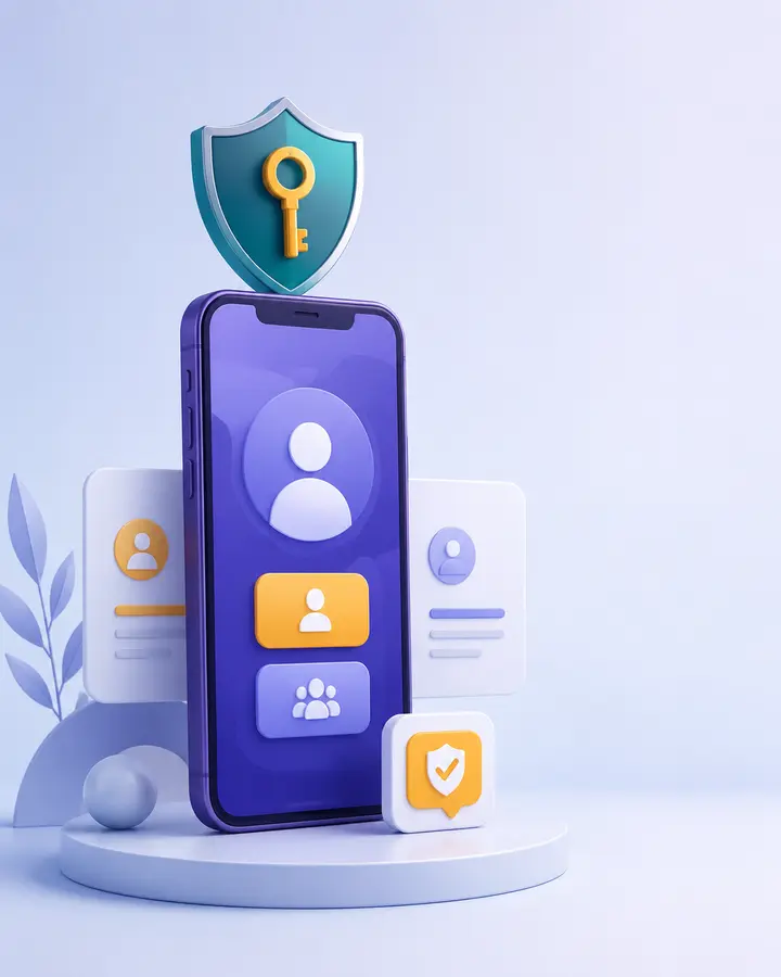App and mobile access illustration